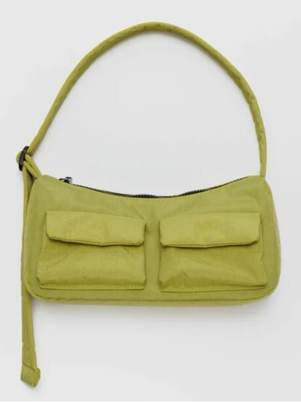 Baggu Cargo Shoulder Bag Lemongrass - Picture 2 of 5
